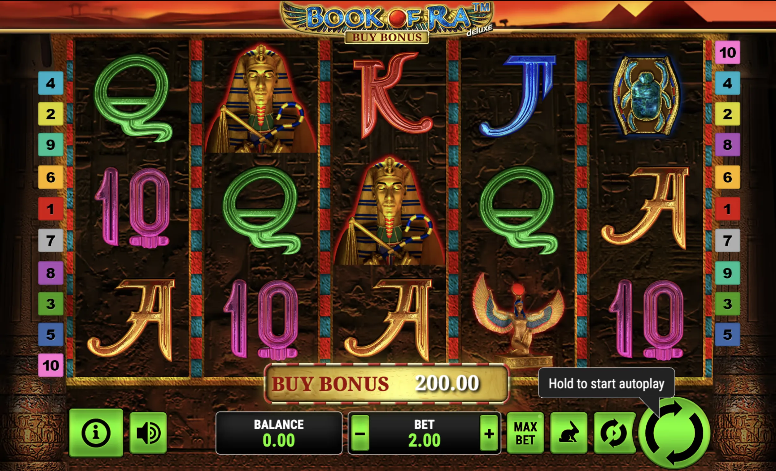 Book of Ra Buy Bonus by Novomatic